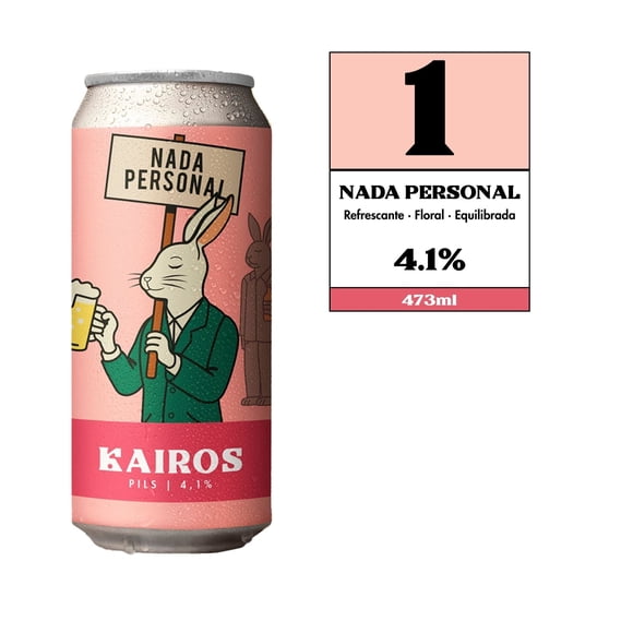 Cerveza Lata Artesanal, 473 ml