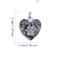 thumbnail image 3 of Collar relicario cenizas o recuerdos mascotas huellita rosa vintage, 3 of 3