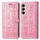 thumbnail image 1 of Funda Cartera FOXDOCK para Samsung Galaxy A55 5G , Flip PU con Relieve de Gatos y Perros, Tarjetero y Soporte, 1 of 6