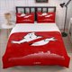 thumbnail image 1 of 3pcs 1984 Classic Ghostbusters Logo Pattern Three-Piece Set Soft And Comfortable Bedding Set Suitable for All Seasons, 1 of 1