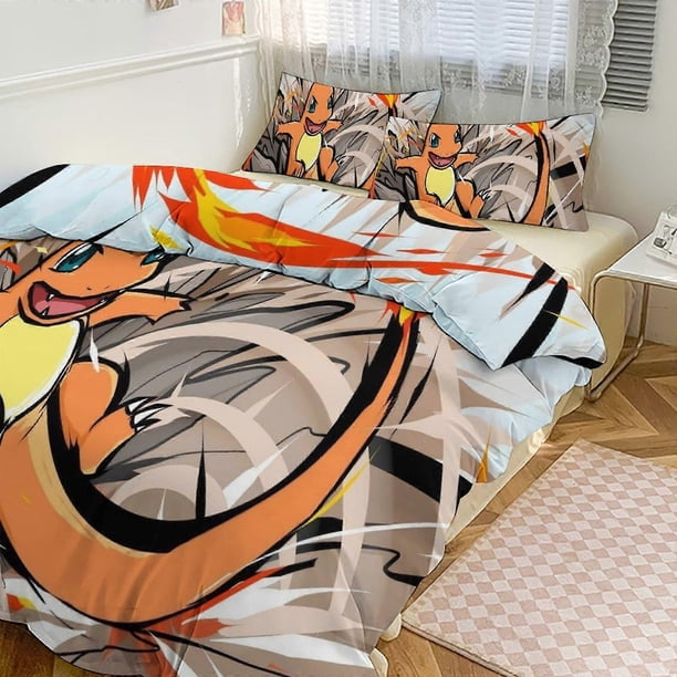 Juego de ropa de cama con estampado Ch_aa_nder, funda nórdica, juego de 3 piezas (funda nórdica y fundas de almohada) para mujeres, hombres y adolescentes.