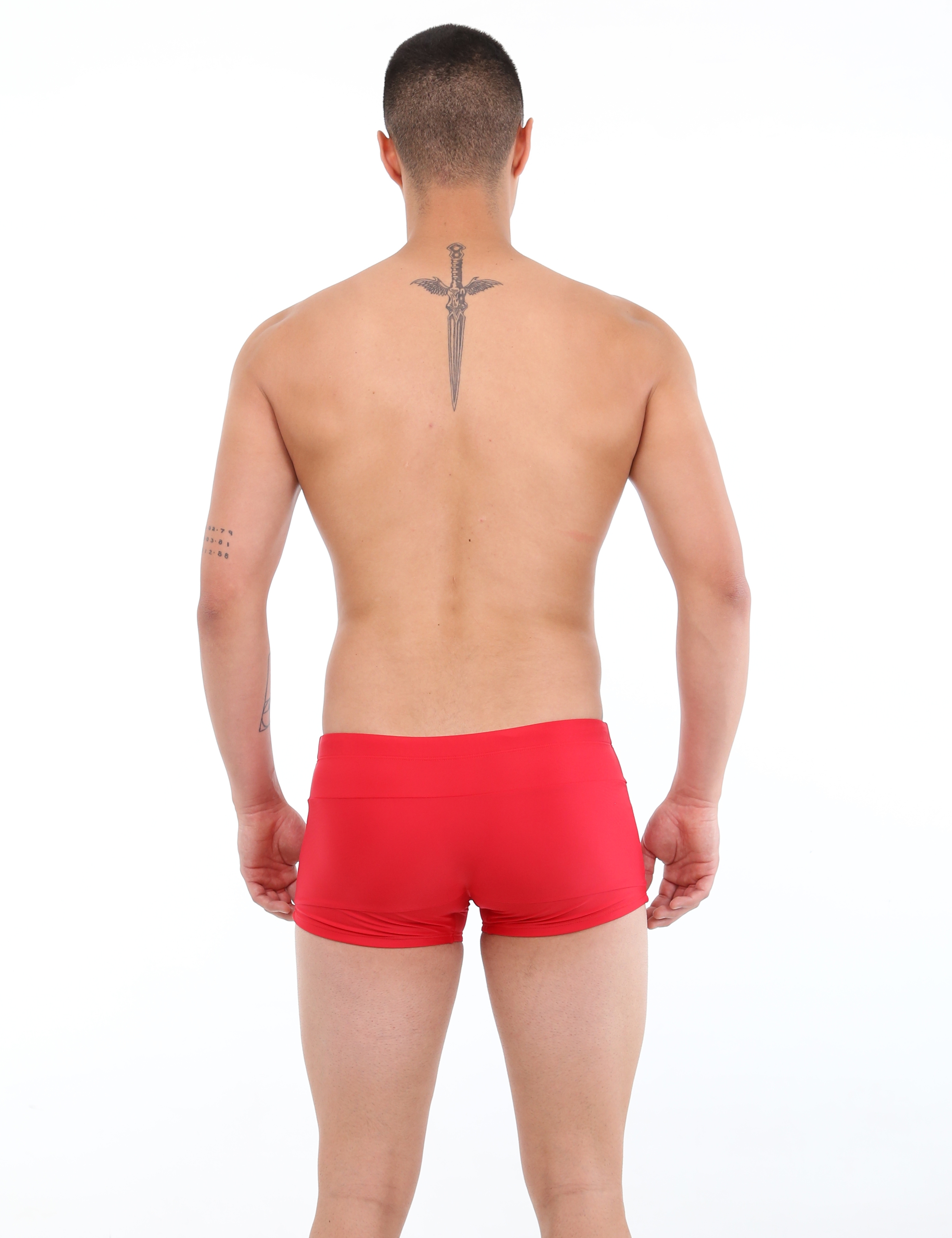 Samia - Short Bóxer Para Hombres Rojo M