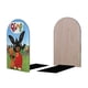 thumbnail image 2 of Bing Sujetalibros decorativos temáticos, tope para estantería con base antideslizante, uso dual para hogar y oficina - 2 piezas, 2 of 6