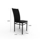 thumbnail image 4 of Juego De Comedor Tokio Vidrio Negro, 4 of 4