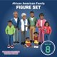 thumbnail image 2 of Set de figuras de juguete Cre8tive Minds Marvel Education African American Family para niños de más de 3 años, 2 of 7