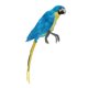 thumbnail image 4 of pluma artificial azul aves loro artesanía taxidermia arte decoración ornamento, 4 of 5