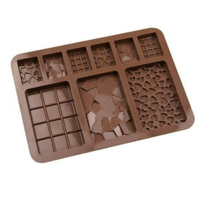 Genérico - Moldes De Chocolate Moldes Barra De Chocolate Silicona