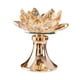 thumbnail image 2 of Candelabro Decorativo De Estatuilla De Loto Para Fiesta De Escritorio De Boda 12cm X 12cm X 13cm, 2 of 5