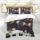 thumbnail image 5 of Escuadrón Odd Conjunto de sábanas temático, trío de piezas, cómodo y amigable con la piel, diseño único, regalo de decoración para el hogar para familiares, amigos y fans, 90 cm * 190 cm, 5 of 6