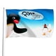 thumbnail image 1 of Pingu Bandera impresa con temática, regalo perfecto para fanáticos, amigos y familiares, y adecuada para actividades al aire libre e interiores, decoraciones de fiesta. 90 cm × 150 cm., 1 of 6