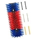 thumbnail image 3 of Cepillo para rascar ganado, cepillo para rascar la espalda de los animales, para el aseo, con kit de tornillos, cepillo para vacas, kit completo de azul rojo, 3 of 5