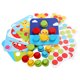 thumbnail image 1 of Reconocimiento De Color Del Tablero De Clavijas De Setas A Juego De Colores Para El Aprendizaje Preescolar, 1 of 5