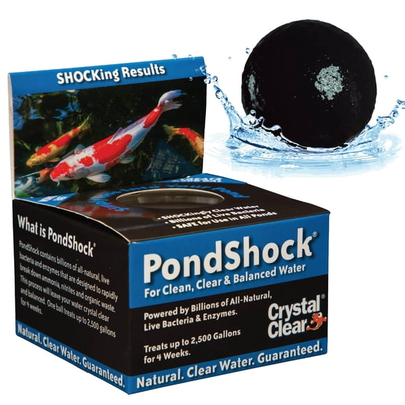 Bola Clarificadora CrystalClear PondShock con Enzimas Naturales