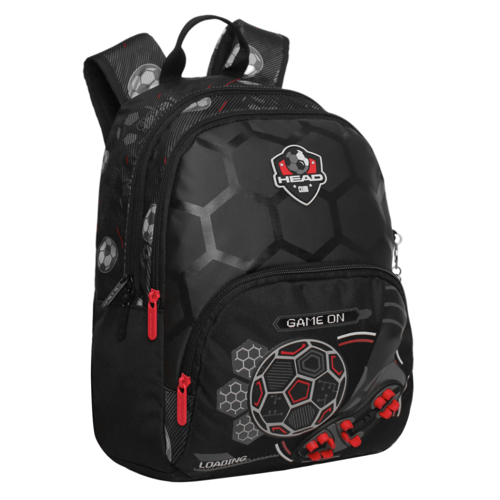 Mochila Infantil Niño Gum Futbol Negro Head