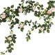 thumbnail image 5 of Enredaderas De Rosas Artificiales, Enredaderas De Rosas Para Decoraciones De Baby Shower, Rosa Claro, 5 of 5