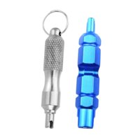 Magideal - 2 Herramientas De Extracción E Instalación De Núcleos De Válvula, Compactas, Para Reparación De Neumáticos De Bicicleta Y Coche, Accesorios Multiusos.