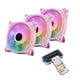 thumbnail image 5 of Ventilador 6Pin Silencioso 33CFM Alto Para Computadora De Escritorio PC Chasis Rosa, 5 of 5