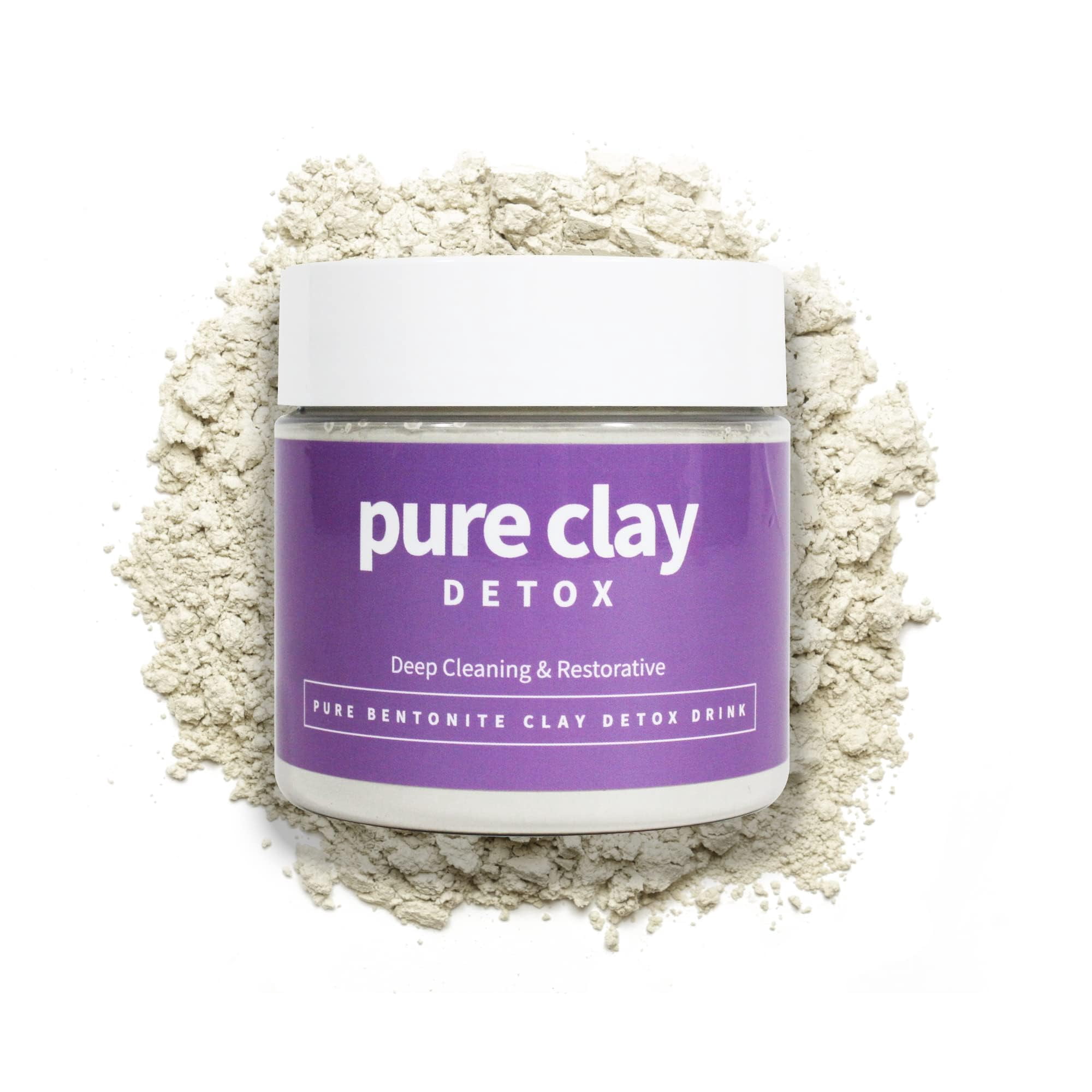 Pure-clay - Bentonita De Calcio De Grado Alimenticio, Arcilla Pura, 500 Ml