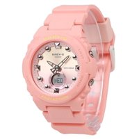 Reloj Casio Baby-G Analog Digital Resin Strap Pink Dial Quartz Bga-320-4A1 100M Women'S Watch