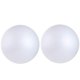 thumbnail image 1 of Bolas para manualidades de espuma de poliestireno blancas CCINEE de 17,5 cm, 2 unidades, 1 of 7