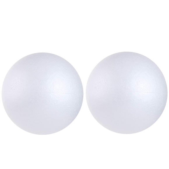 Bolas para manualidades de espuma de poliestireno blancas CCINEE de 17,5 cm, 2 unidades