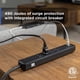 thumbnail image 3 of Protector Sobretensión GE 4 Enchufes 3ft USB-A USB-C 490J, 3 of 3