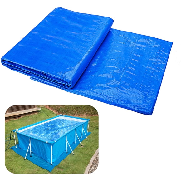 Lona Protectora Para Piscina 335 X 238 Cm Impermeable Forro De Pe