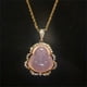 thumbnail image 3 of 1pc Luxury Buddha Necklace for Men - Shiny White and Pink Pendant Jewelry for Birthdays and Special Occasions, 3 of 5