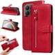 thumbnail image 1 of Funda con Cremallera para Tecno Pova 7, Carcasa Cartera de Cuero PU con Soporte y Tarjetero, 1 of 5