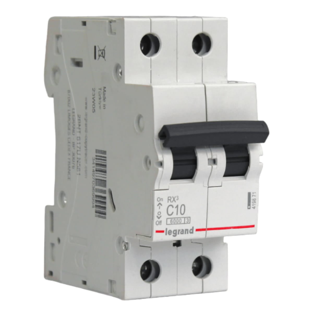 Interruptor Automático Bipolar 2p 10a (2x10a) 6ka Curva C - Legrand