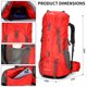 thumbnail image 3 of Mochila King'sGuard 75L+5L Impermeable Roja, 3 of 7