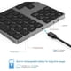 thumbnail image 3 of Teclado Numérico Bluetooth Lekvey Aluminio 34 Teclas Recargable, 3 of 3