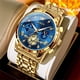 thumbnail image 2 of Reloj hombre OLEVS XQYSG2856 42 mm acero dorado cronógrafo, 2 of 3