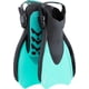 thumbnail image 1 of Fins Cressi Star, corto, ajustable, con tacón abierto, negro y verde aguamarina, XS, 1 of 7