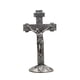 thumbnail image 3 of Cruz De Escritorio Para Sala De Estar, Crucifijo Decorativo De Regalo Significativo, Cruz De Pie Plateada, 3 of 5