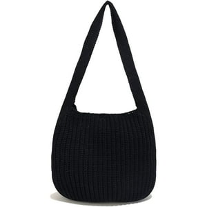 Veat00L - Bolsas De Hombro Para Mujer, Bolsa De Ganchillo Grande, Bolsa De Punto Para La Escuela, Bonita Bolsa De Playa