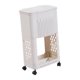 thumbnail image 2 of Cubo De Basura De Cocina Con Soporte De Almacenamiento Para Dormitorio, Lavandería, Sala De Estar, 2 Niveles, 29 Cm X 18 Cm X 48 Cm, 2 of 5
