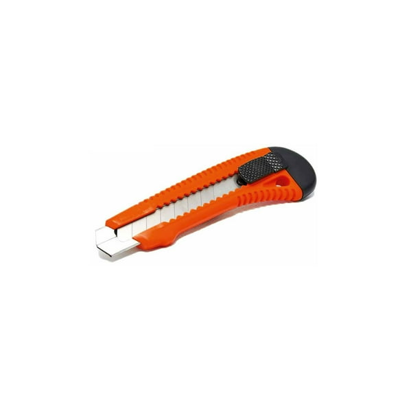 Cuchillo Cartonero De 15,5cms Con Hoja De 18mm Rojo - Ps