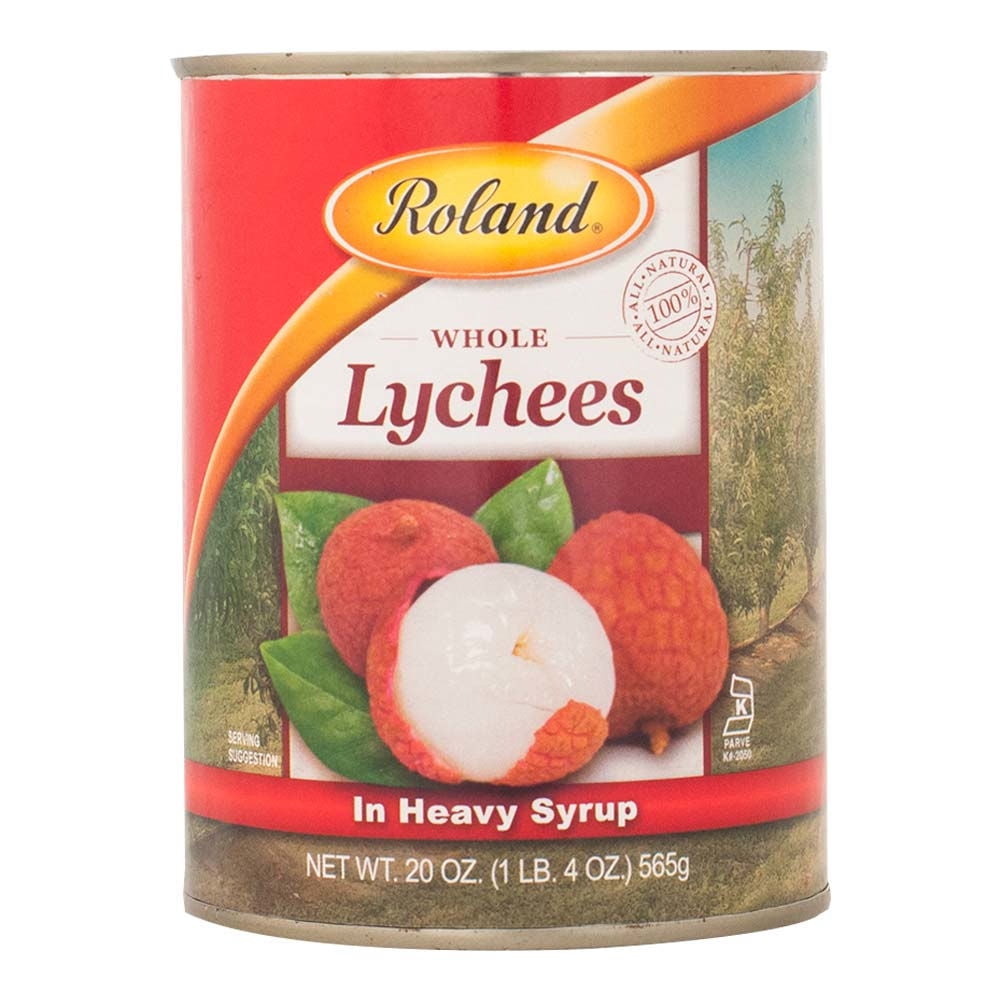 Lychees Enteros En Almíbar Lata 560 g Roland