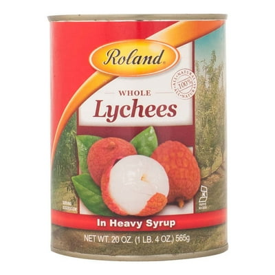 Lychees Enteros En Almíbar Lata 560 G Roland