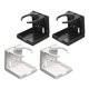 thumbnail image 1 of 4Pcs Universal Car Folding Cup Adjustable Drink Holder Negro + Blanco, 1 of 5