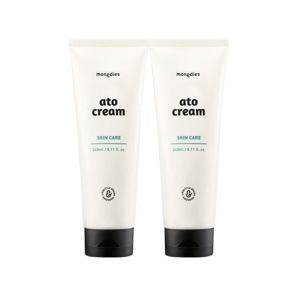 Crema Hidratante para la Piel Mongdies 240 ml – Pack de 2 Ato