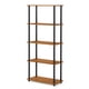 thumbnail image 1 of Estantería Furinno TURN‑N‑TUBE de 5 niveles, cerezo claro, 59 × 30 × 15 cm, 1 of 6