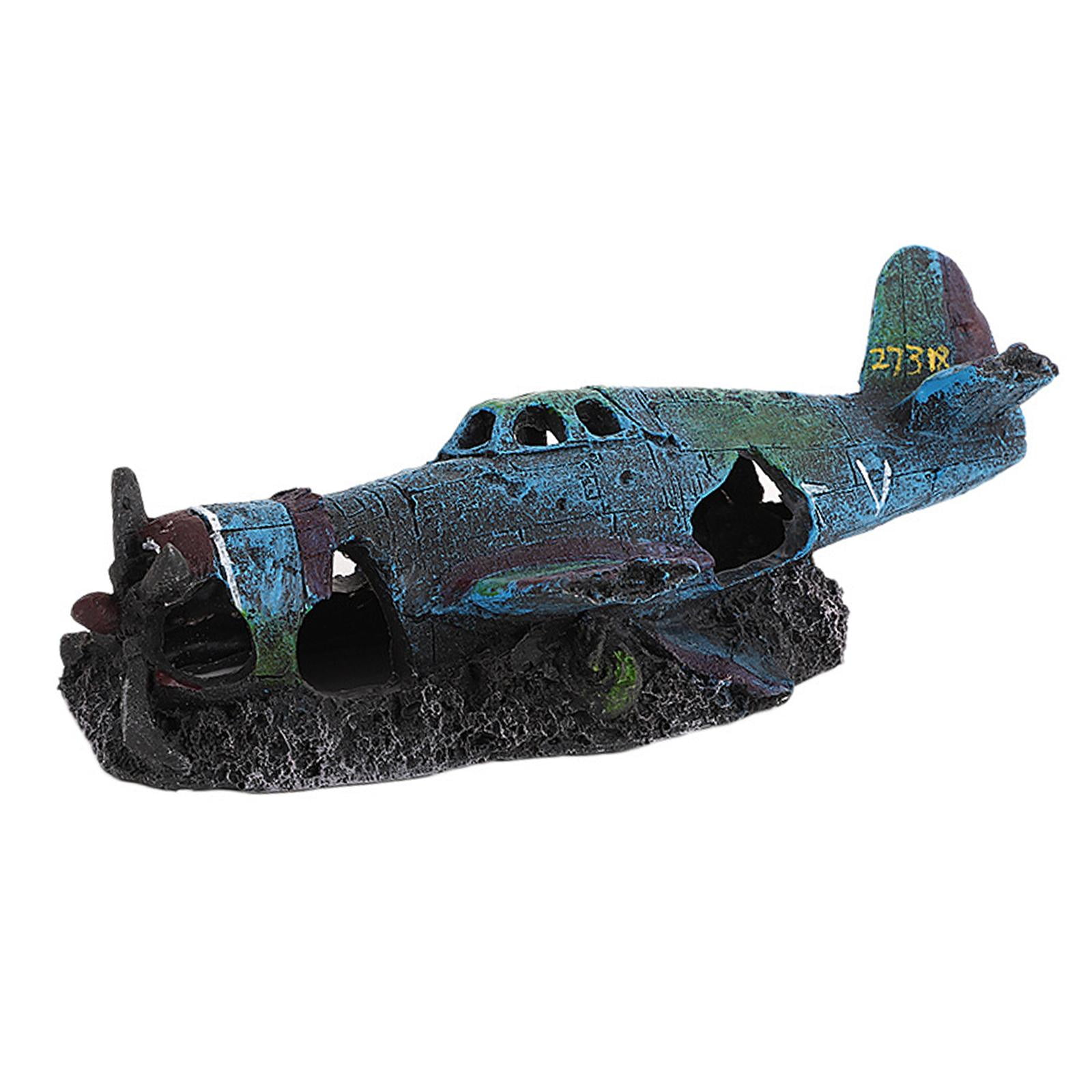 Acuario Decoraciones Accesorios Decoración Paisaje Decoración Peces Escondite Aviones
