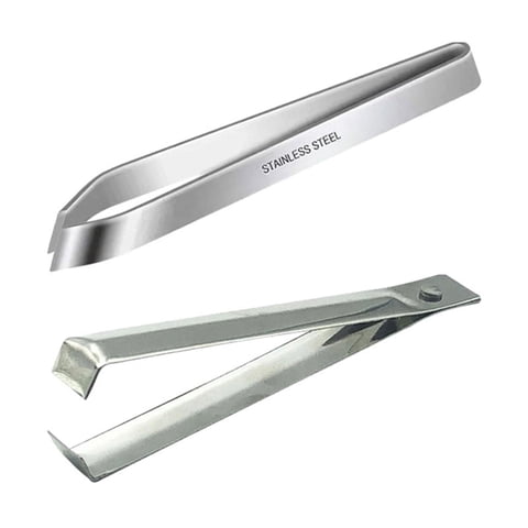 Bothyi - 2X Pelador De Ajos Alicates De Precisión Manuales Pinzas De Cocina Pinzas De Hueso De Pescado