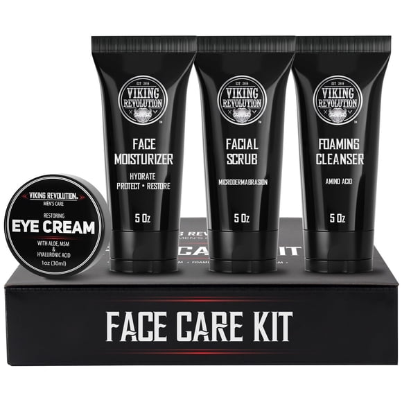 Kit Cuidado Facial Hombre Viking Revolution 5oz 1oz