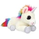 thumbnail image 2 of Dulce peluche unicornio blanco con melena colorida tumbado 30 cm de Ylvi, 2 of 3