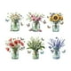 thumbnail image 5 of 6 Pegatinas De Pared Con Macetas De Flores, Calcomanías Artísticas Para Pared, Sala De Yoga, Guardería, 5 of 5