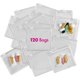 thumbnail image 1 of Bolsas Herméticas para Pastillas, 120 Uds, Mini Bolsas de Plástico Transparente con Cierre Deslizante, Libres de BPA, Reutilizables e Ideales para Viajar, 1 of 8