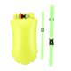 thumbnail image 3 of Boya de natación de seguridad Flotador de natación en aguas abiertas Bolsa impermeable Cinturón de cintura ajustable ultraligero Entrenamiento de nata Verde 45cmx28cm, 3 of 5